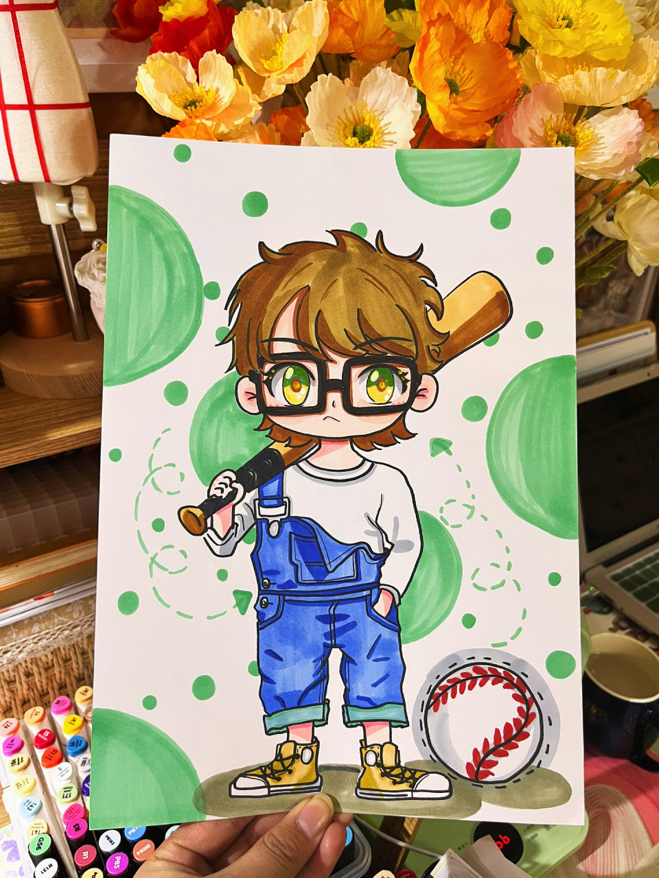 画一个q版的小男孩