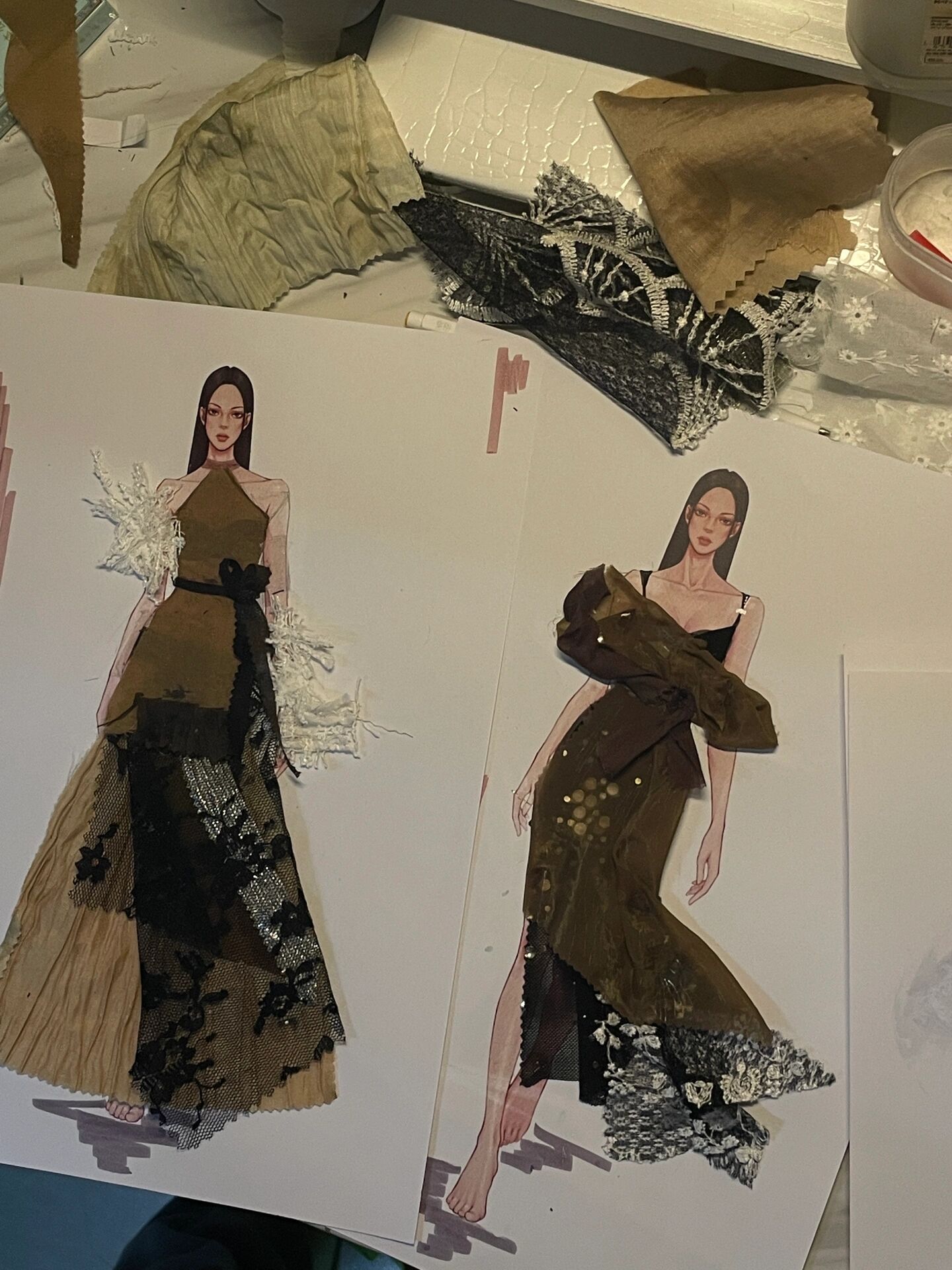 服装布贴画分享