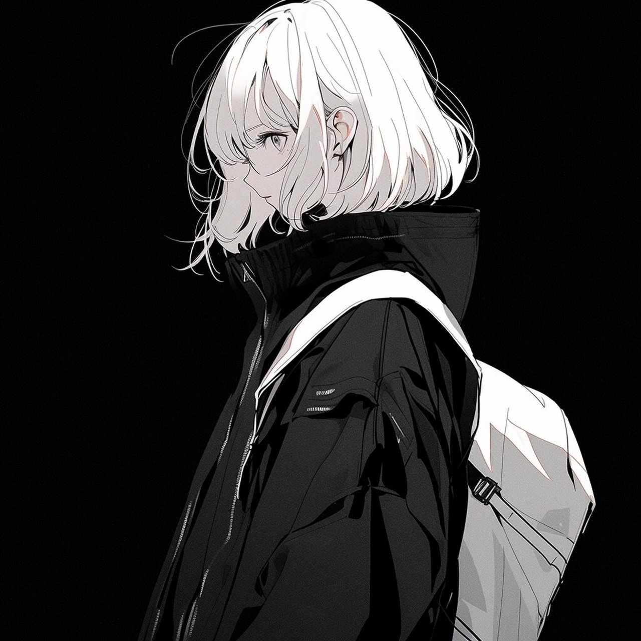 黑色系女生头像 #头像分享# #头像# #女生头像# #微信头像# #好看的