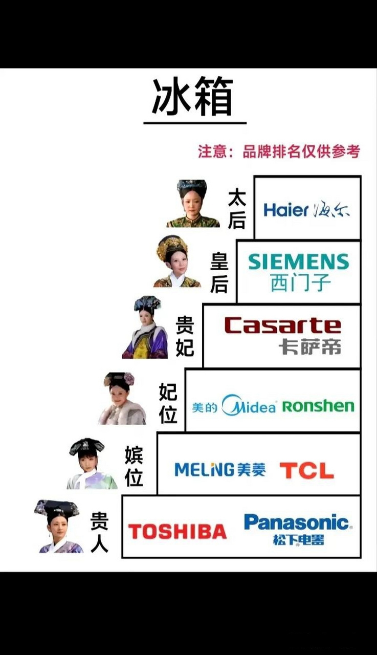 冰箱排名[灵光一闪][灵光一闪]仅供参考