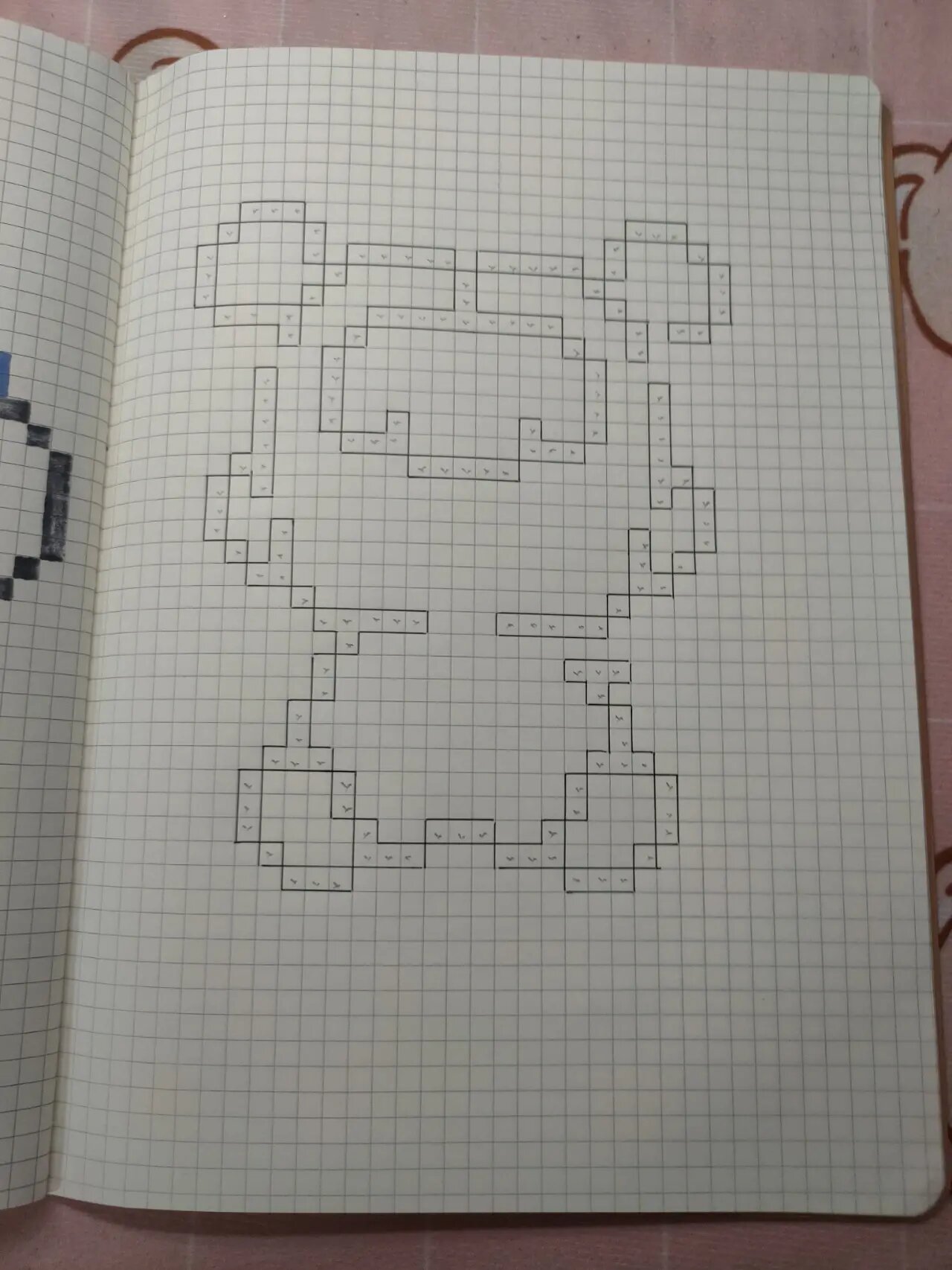 23像素画211哪吒 临摹b5网格本