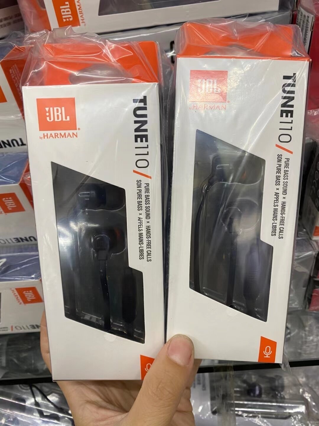 jbl系列耳机t110入耳式耳机