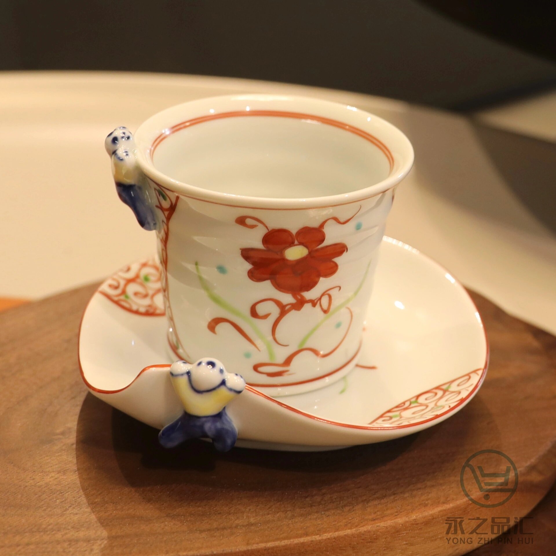 有趣的杯子|林九郎"一闲人"系列杯 林九郎是有田烧最顶级的窑口,在