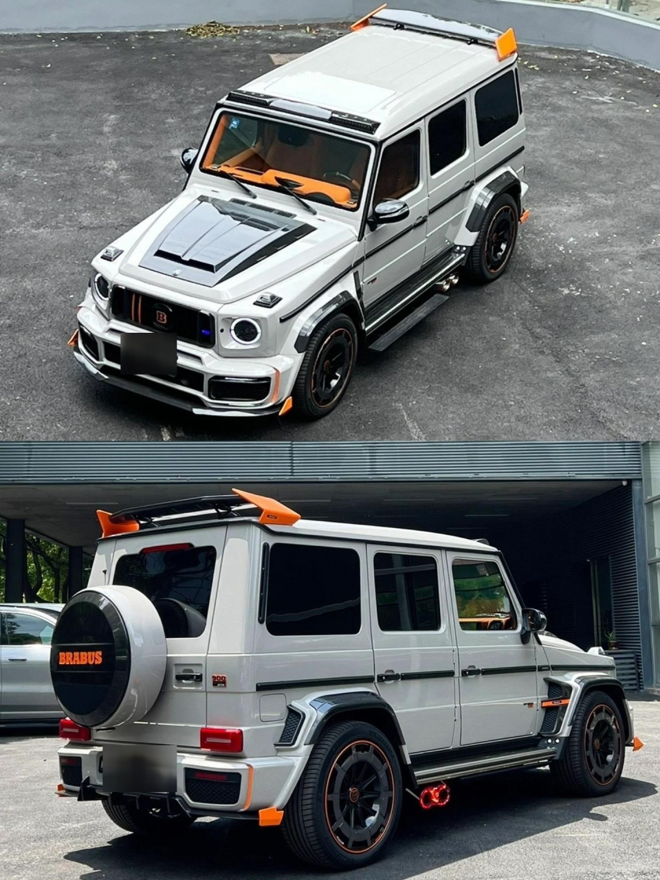 奔驰大g改装案例.奔驰g63升级巴博斯火箭版g900包围套件