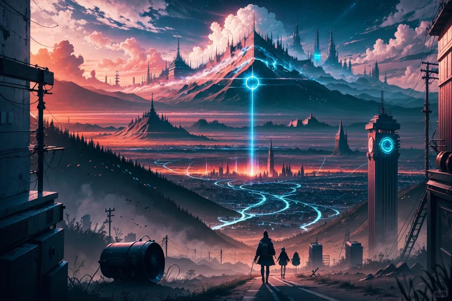 科幻壁纸|ai 绘画 科幻,电影质感壁纸