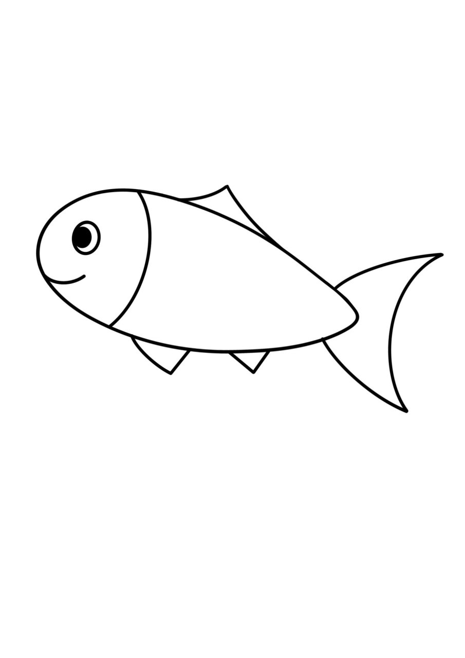 简笔画教程分享 小鱼