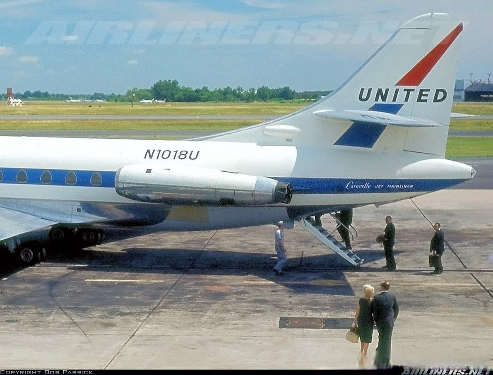 法国se210快帆客机的尾舱门