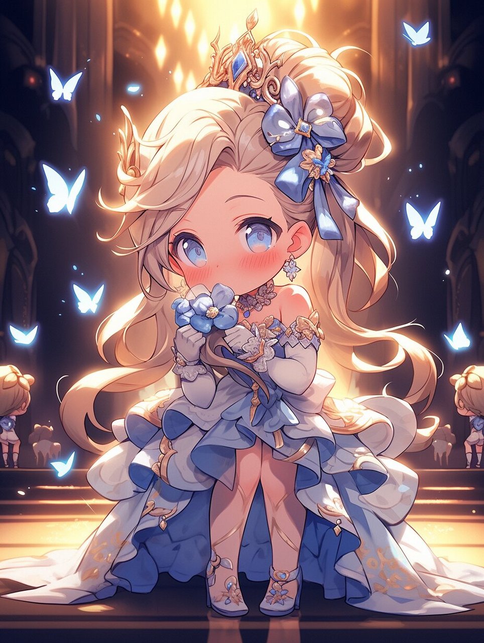 灰姑娘q版 【咒语】disney cinderella, chibi, welcome pose