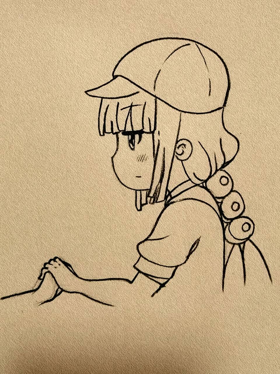 手绘动漫女生侧面【步骤图】      你的期待终会实现