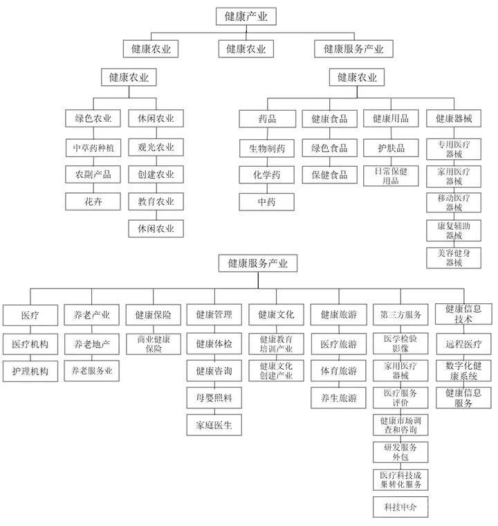 大健康产业链图谱图片