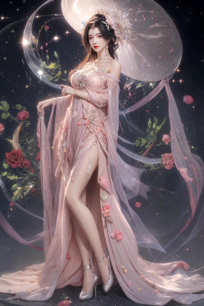 柳神唯美4k古风壁纸 晚上好,柳神唯美古风壁纸,执伞花仙子奉上