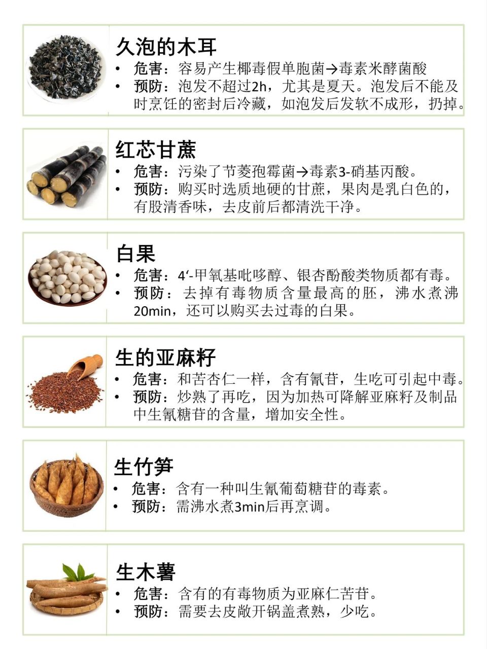 l43|12种易中毒食物 ①未煮熟的四季豆:含有植物血