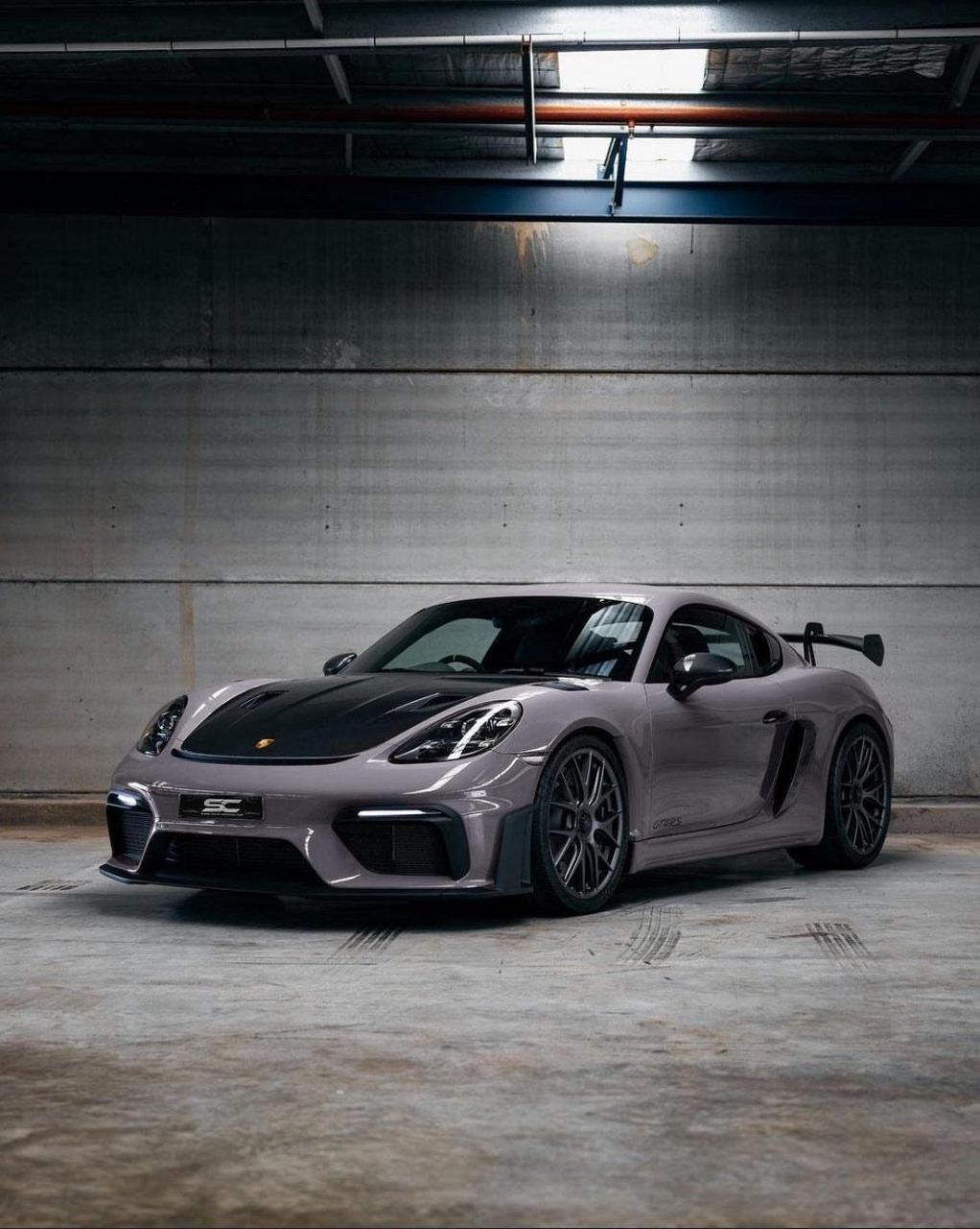 【每日分享改色膜案例】保时捷718 gt4rs:岩浆灰