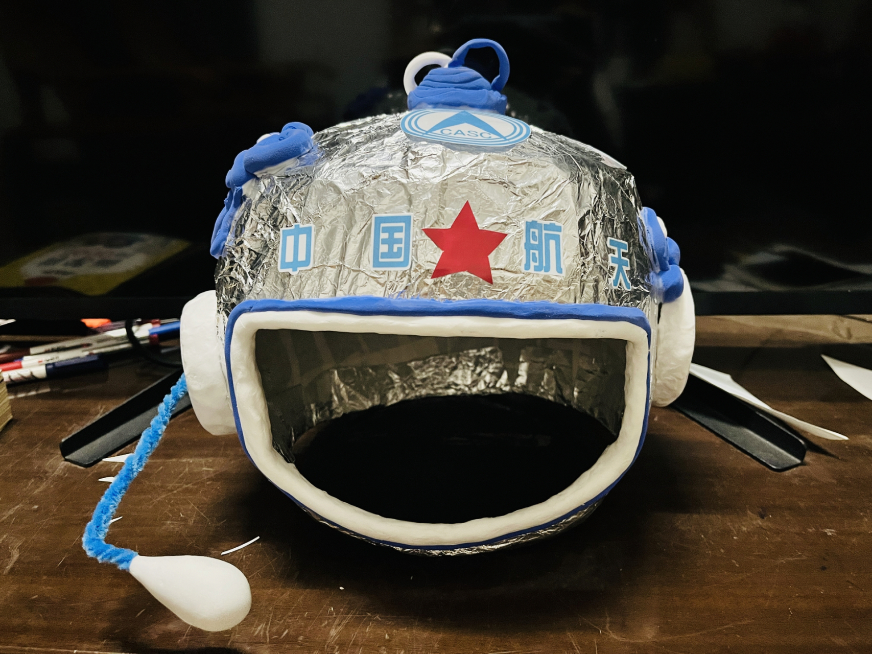 宇航员帽子制作diy图片