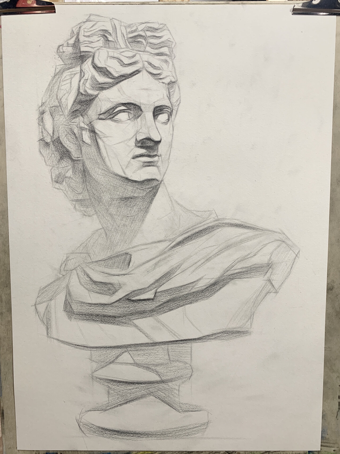 详细的阿波罗石膏像打型步骤