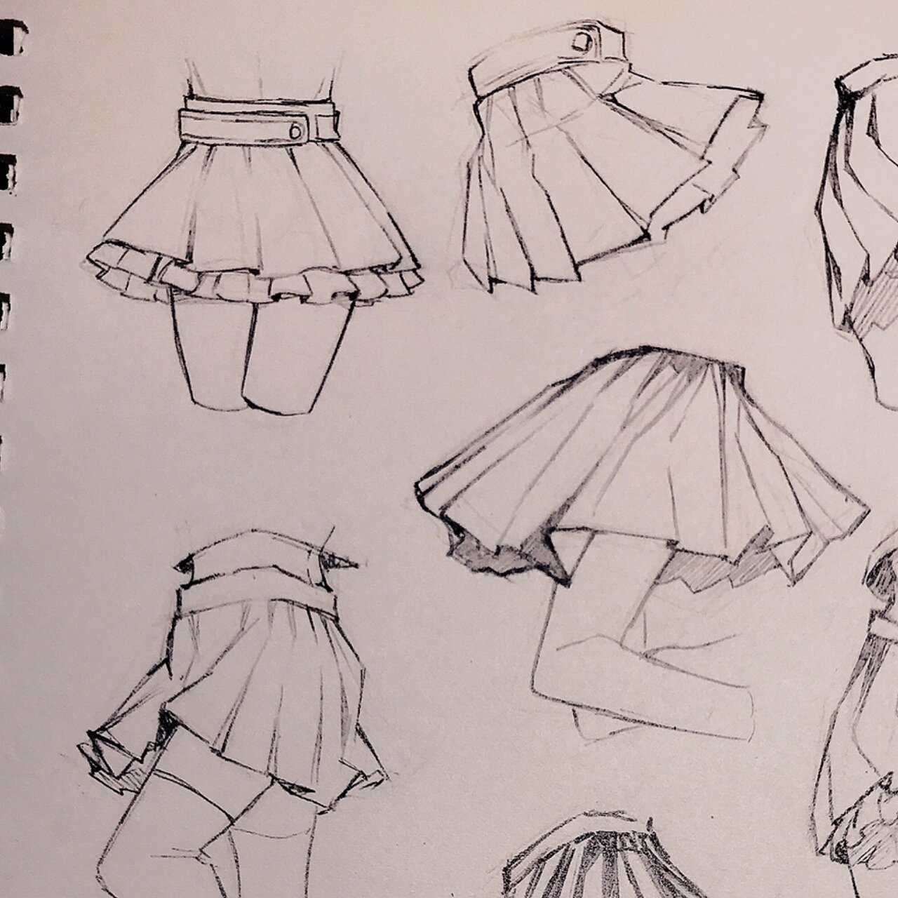 画小裙子啦