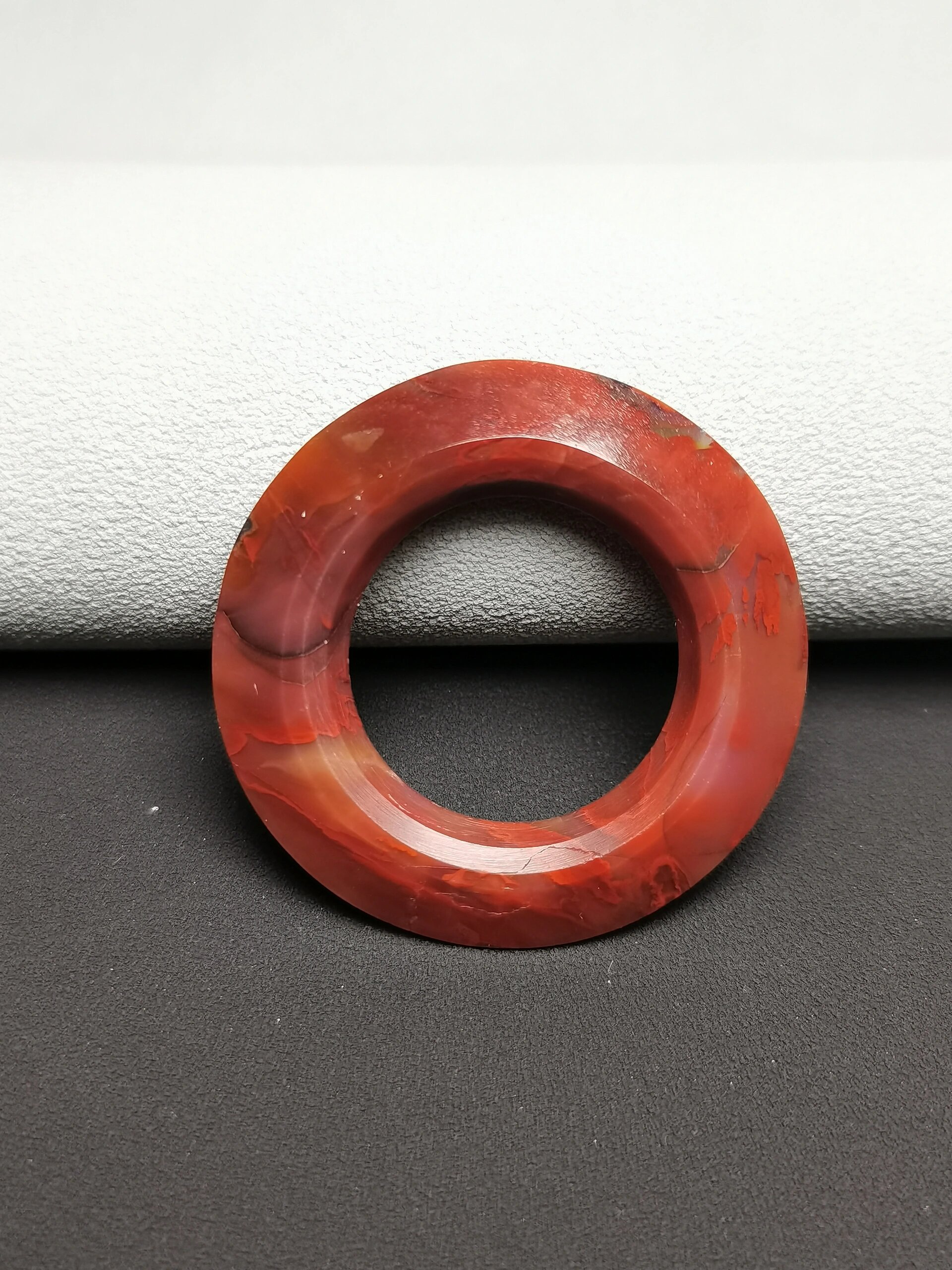 东周遗珍·战国红玛瑙三才环