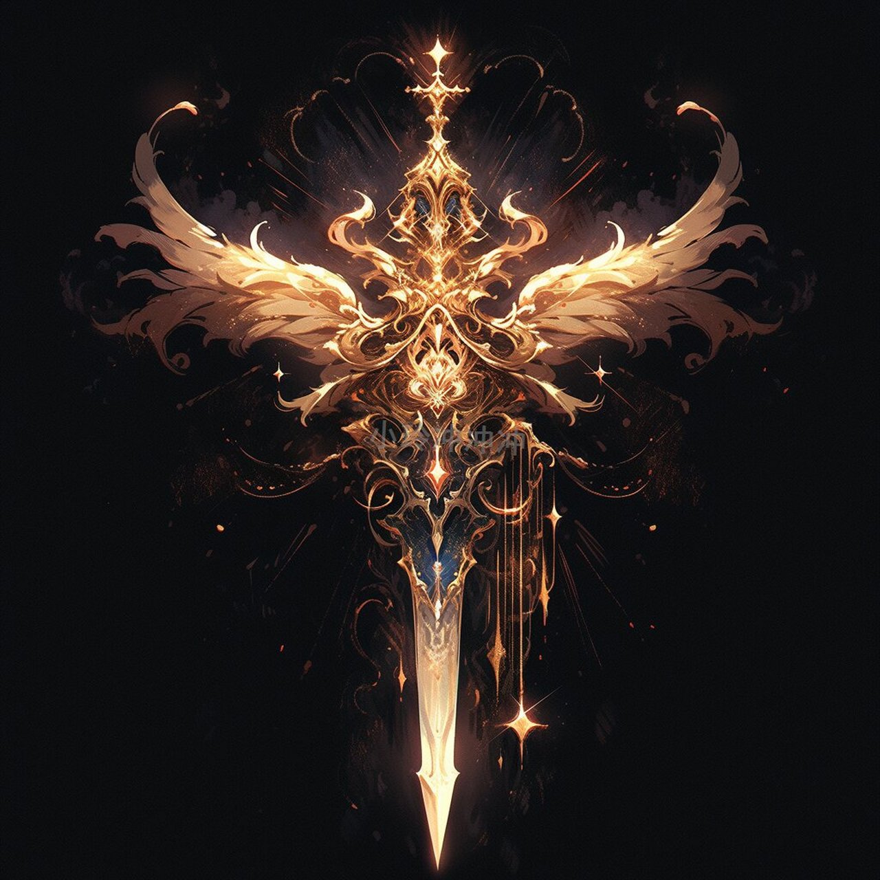 神器:堕天使之剑 外形: 堕天使之剑是一把黑暗而威严的剑,来自西方