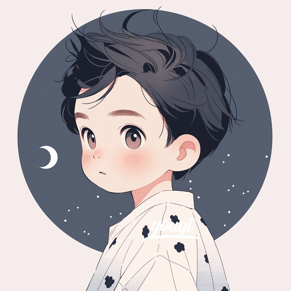 浪漫生活的记录者# #笔记灵感# #q版人物# #插画头像# #q版头像