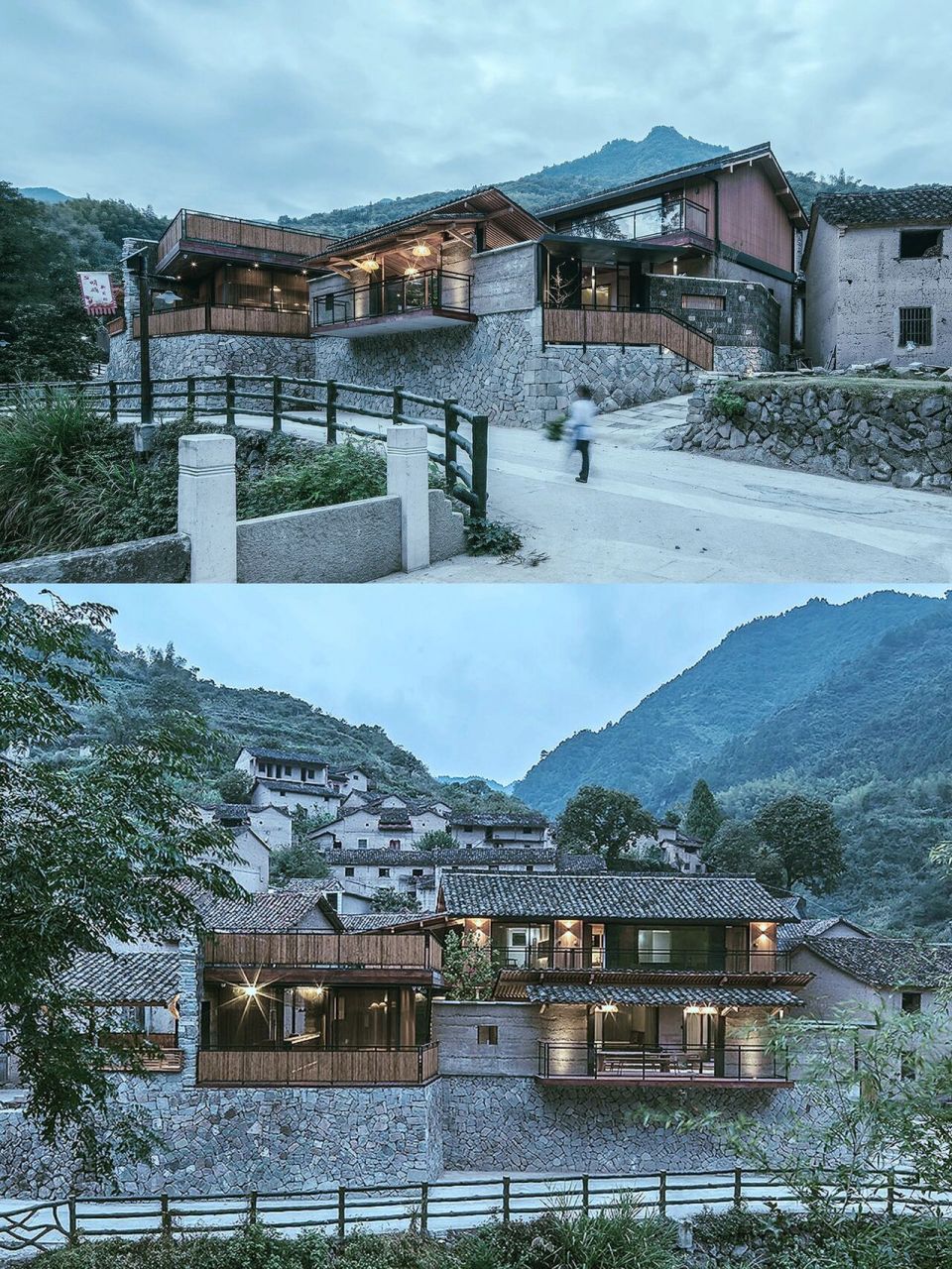 武义梁家山清啸山居民宿|浙江 项目基地位于浙江省金华武义县梁家山村