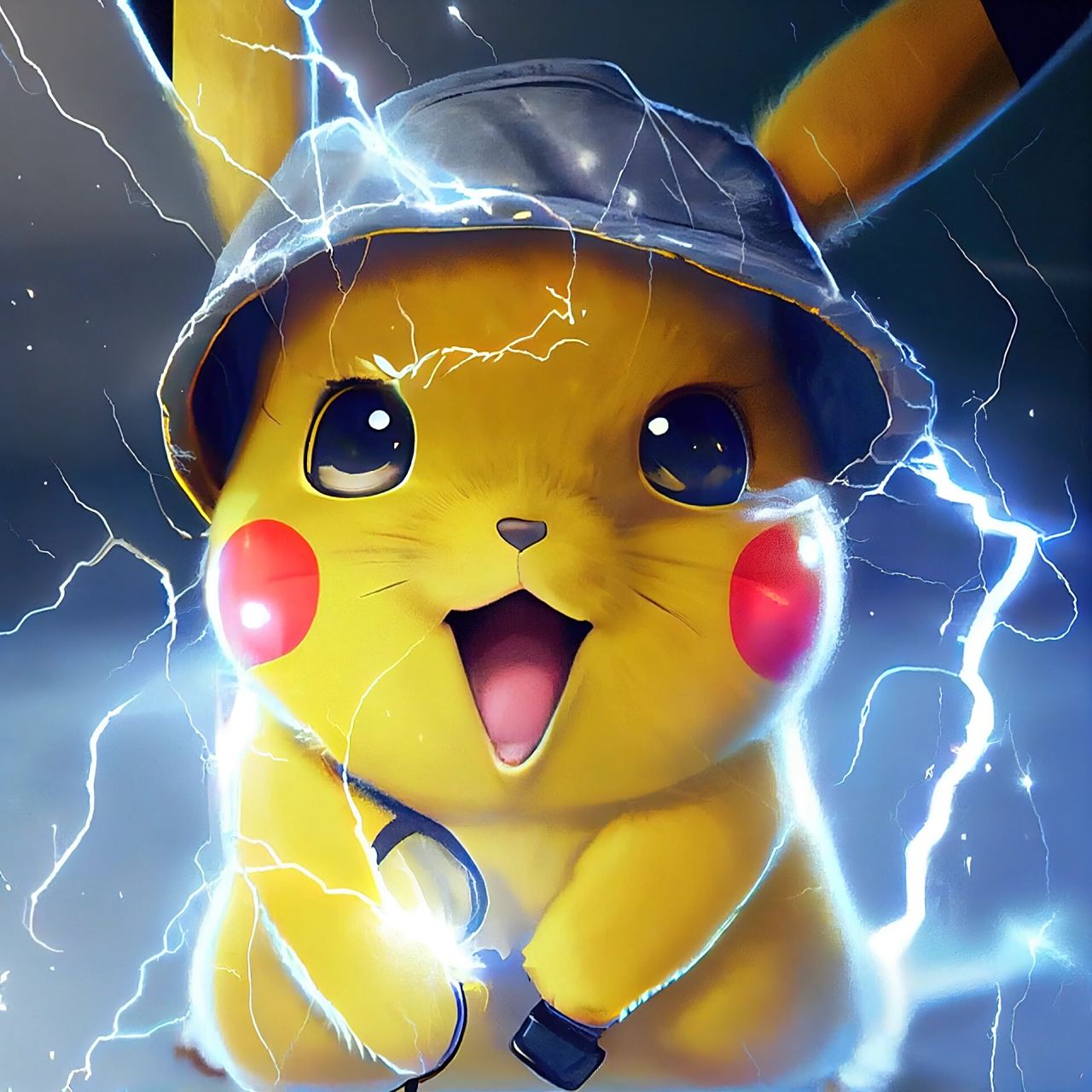 皮卡丘头像 神奇宝贝皮卡丘,喜欢可以自行拿图做头像哦～#宝可梦