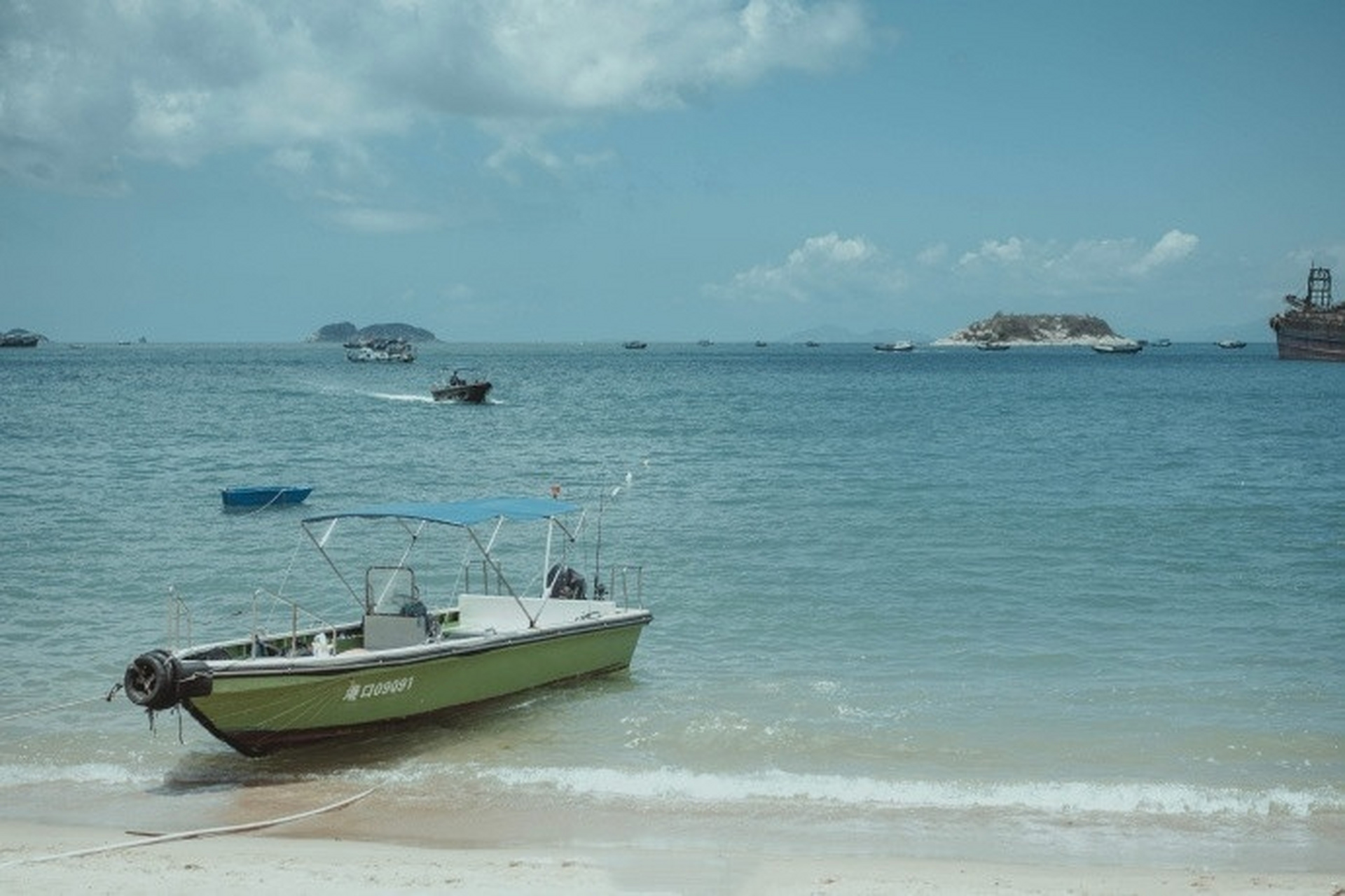 大澳村|一个怎么拍照都好看的海滩0915 这里是广东惠州双月湾,一