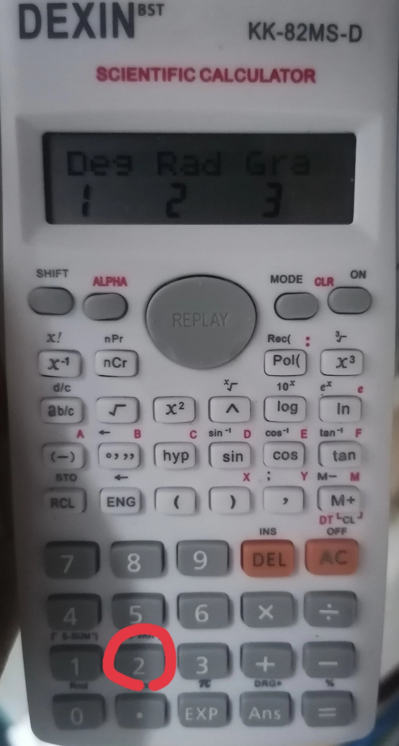 计算器如何角度化弧度