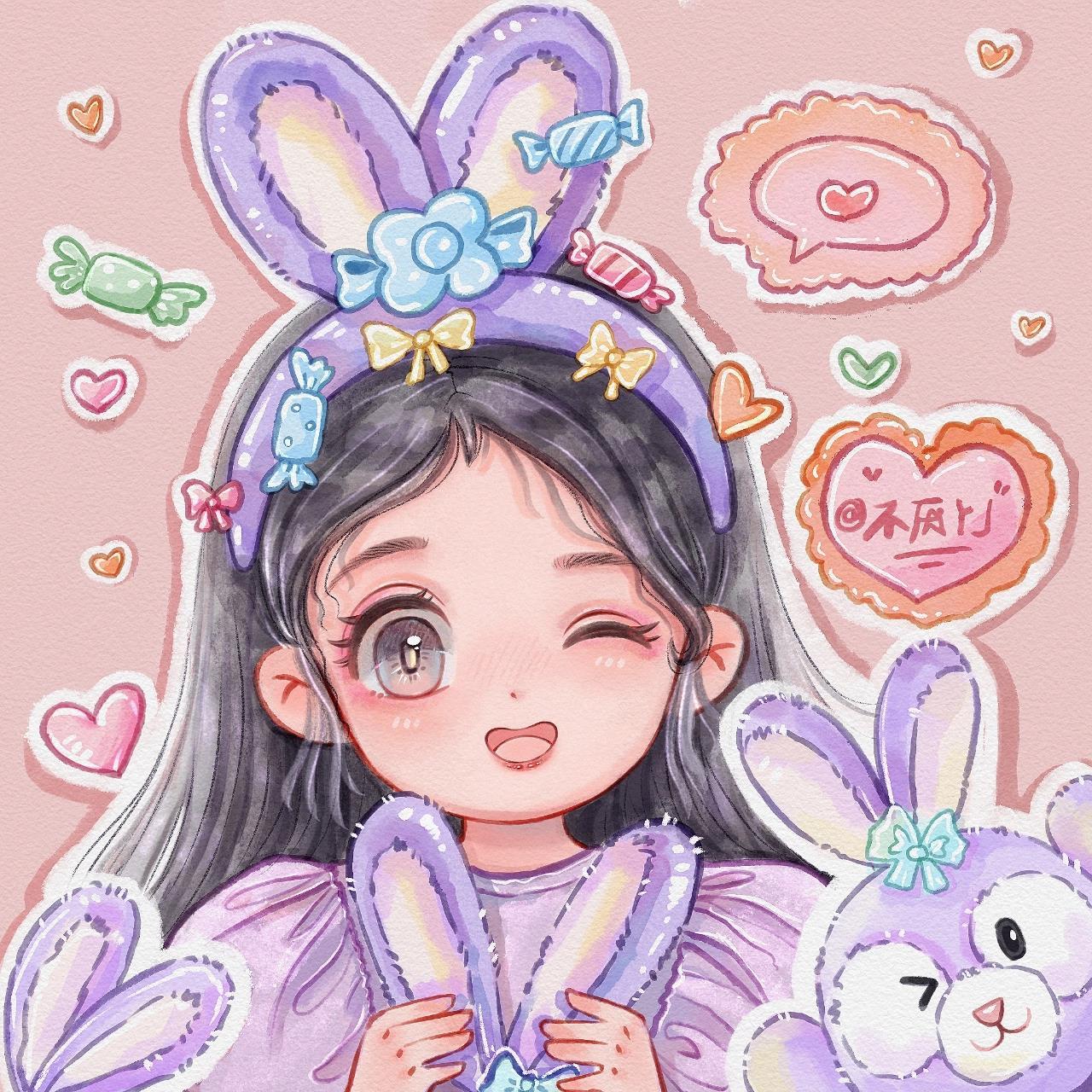 可爱头像/星黛露  又萌又可爱,画完心情都变愉快了 图片参考93