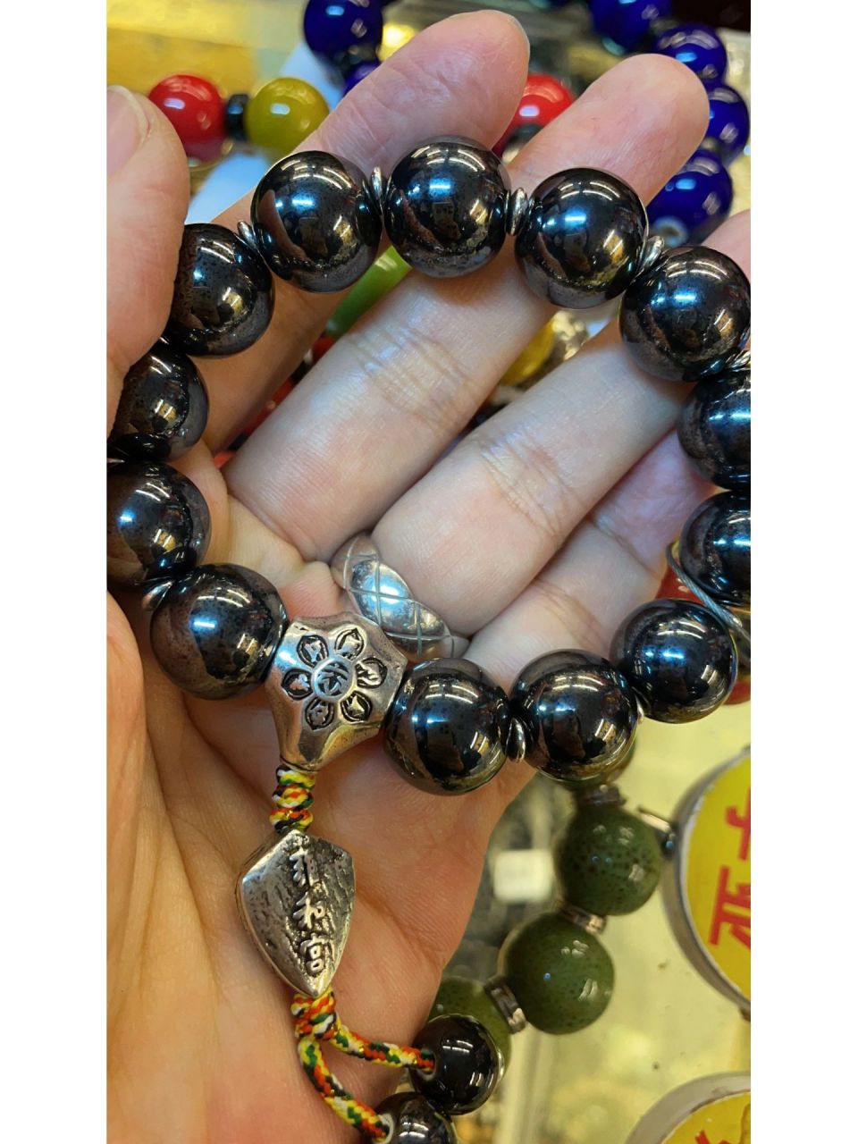 雍和宫香灰瓷手串全款寓意&细节图(原) 香灰瓷所有寓意祈福如图.