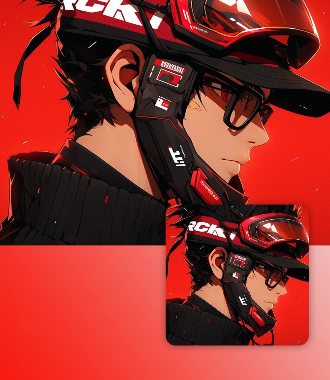 骑行运动风|男生头像