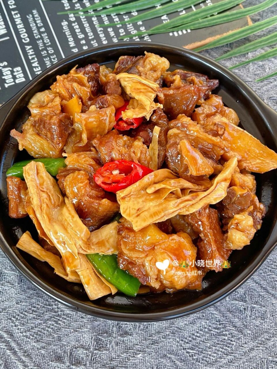 💯谁做都好吃❗冬天来一锅牛腩焖腐竹 冬天这一锅腐竹焖牛腩真的
