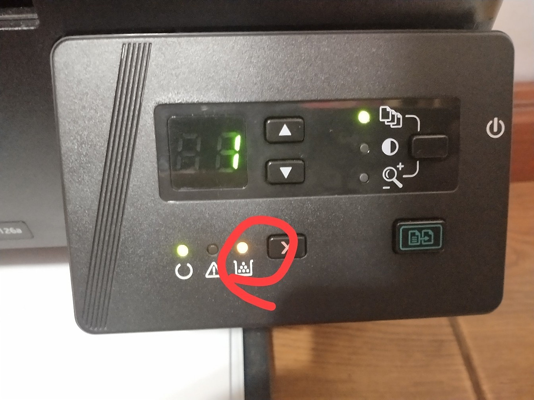 惠普m126a型打印机 惠普m126a型打印机这个灯亮了应该怎么办?99