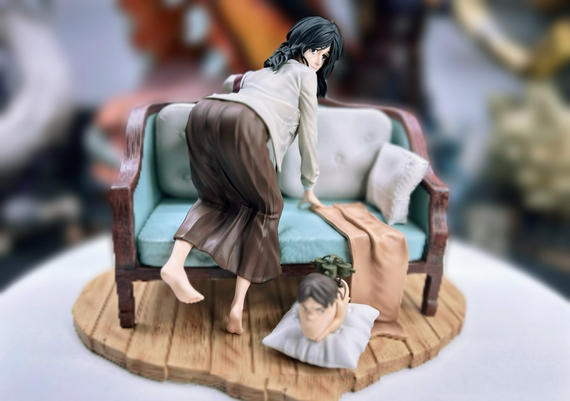 chikara 进击的巨人 gals 皮克·芬格尔 手办 97提前收到的圣诞节