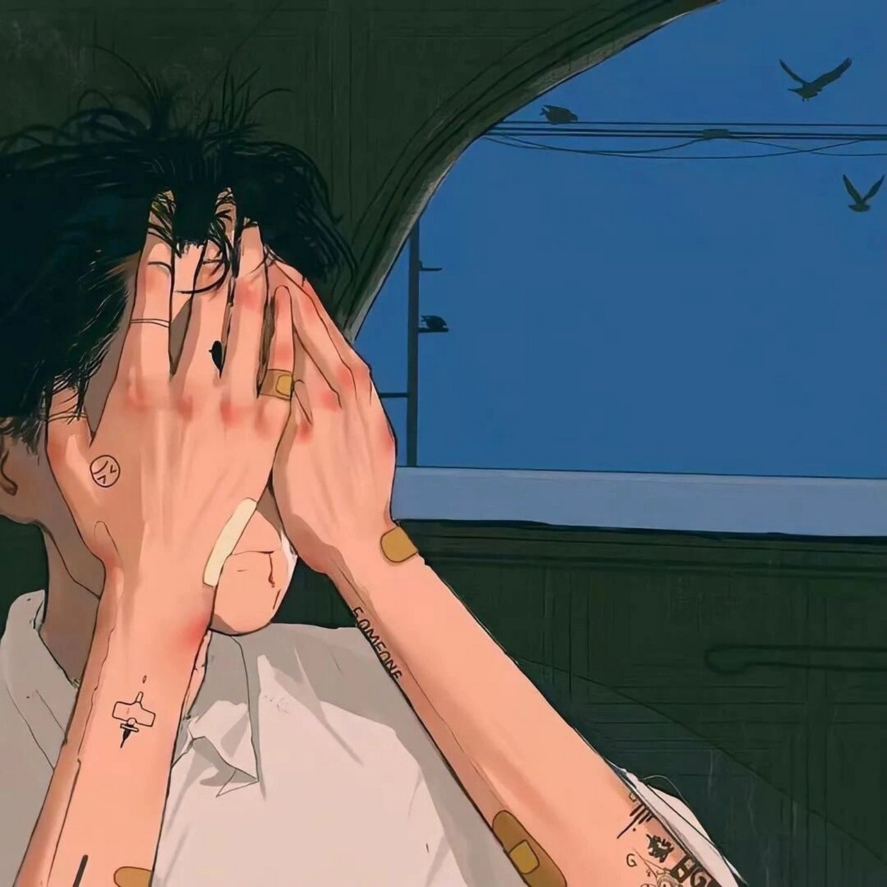 那些emo用的头像 分开以后你有多久没有换过头像?