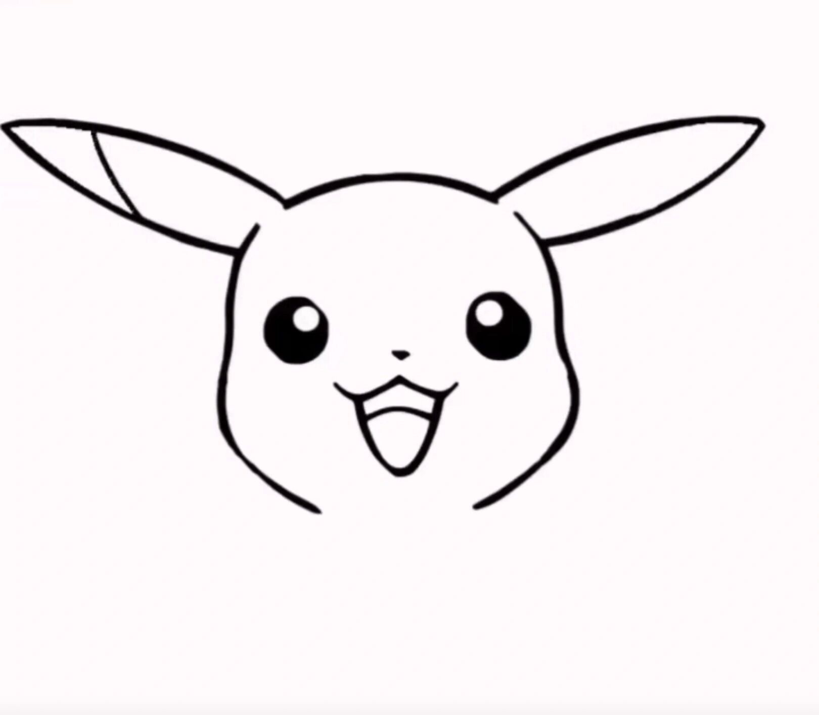 简笔画皮卡丘 内附教程