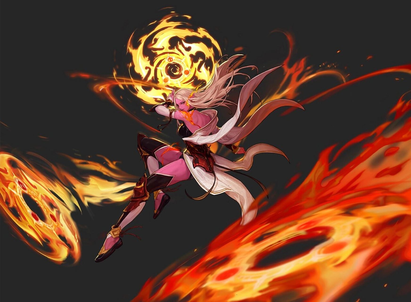 地下城与勇士·暗夜使者 暗夜使者·三觉立绘 隐夜·刺客-隐夜·死灵