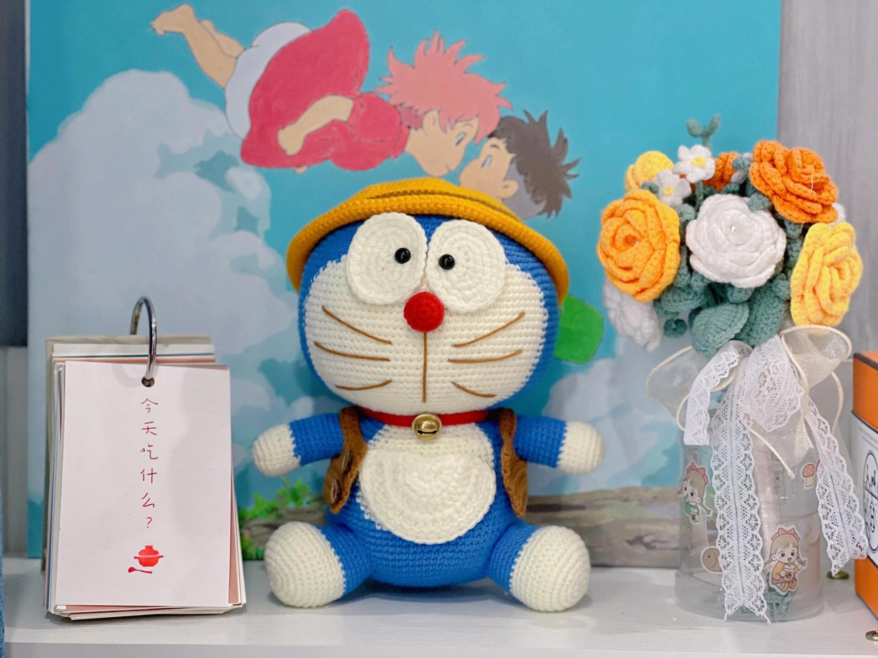 哆啦a梦玩偶钩织 附完整版图解 钩针012.