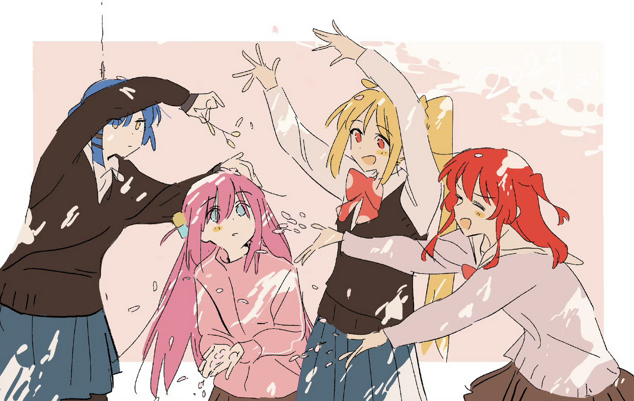 孤独摇滚# 总作画监督けろりら 后藤一里 2024生日贺图 #二次元新鲜