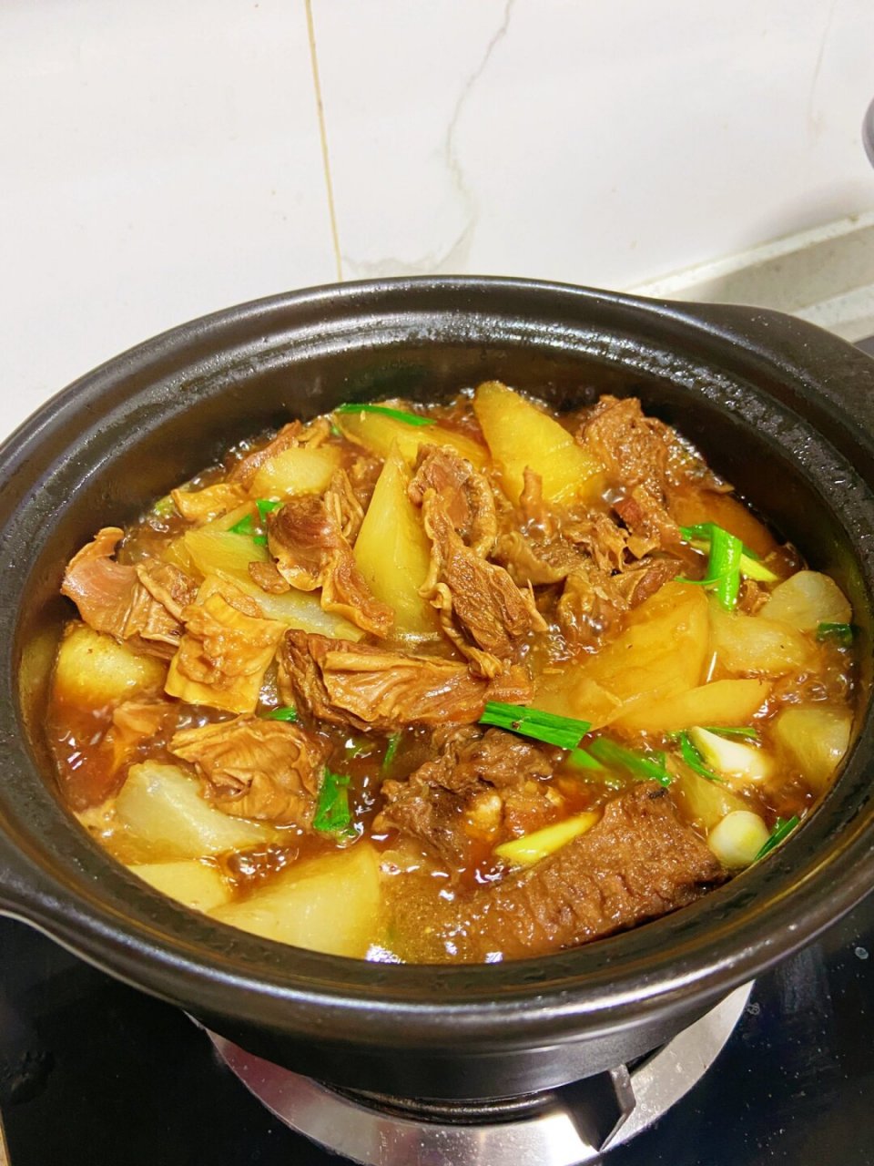 家庭版萝卜焖牛腩  这配方几十年都吃不腻!