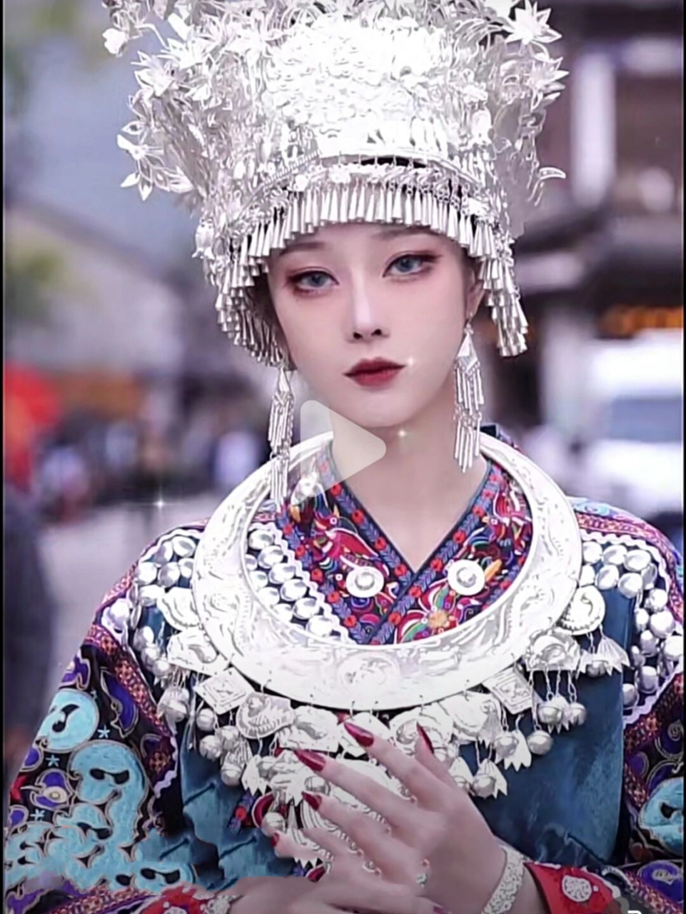 原创手绘|苗族服饰|头像约稿|板绘 画的是 小姐姐呀