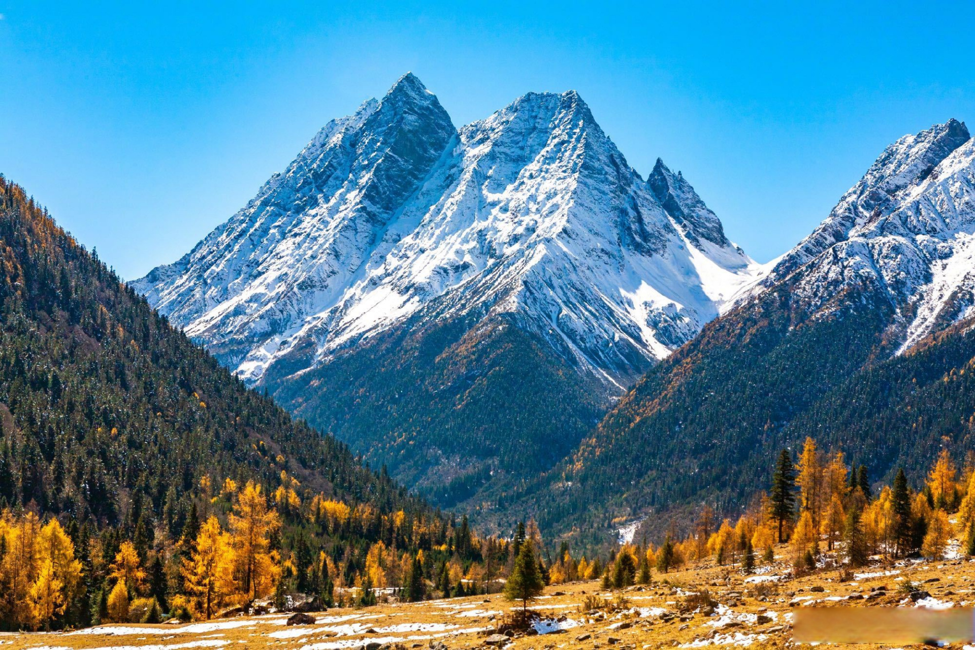坐落于陕西省宝鸡市眉县,太白县和西安市周至县境内的太白山,主峰海拔