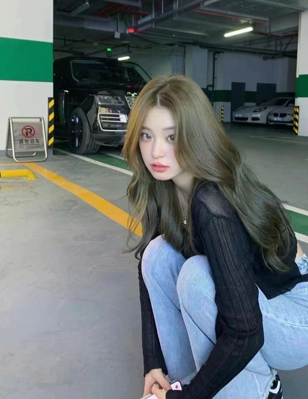 温柔治愈系亚麻青木灰 不同的光下不同的感觉  素颜也显白的亚麻 色.