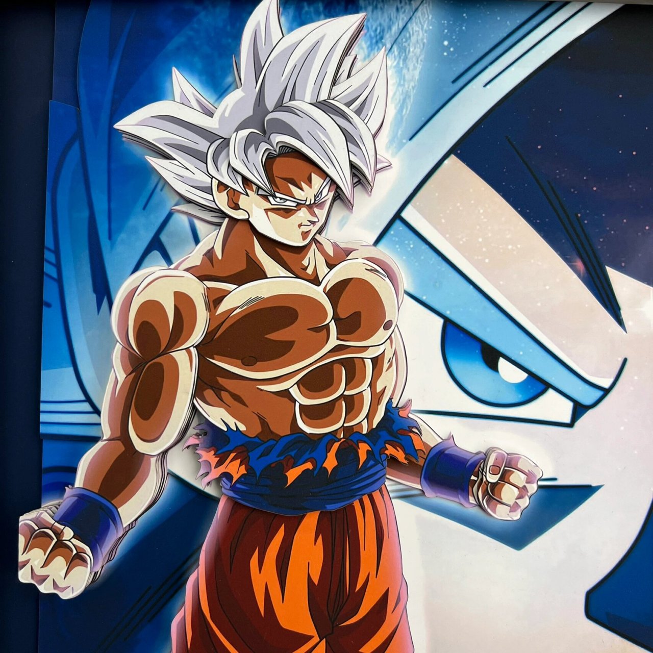 《龙珠》系列之白神悟空纯手工3d立体画 帅就完了!