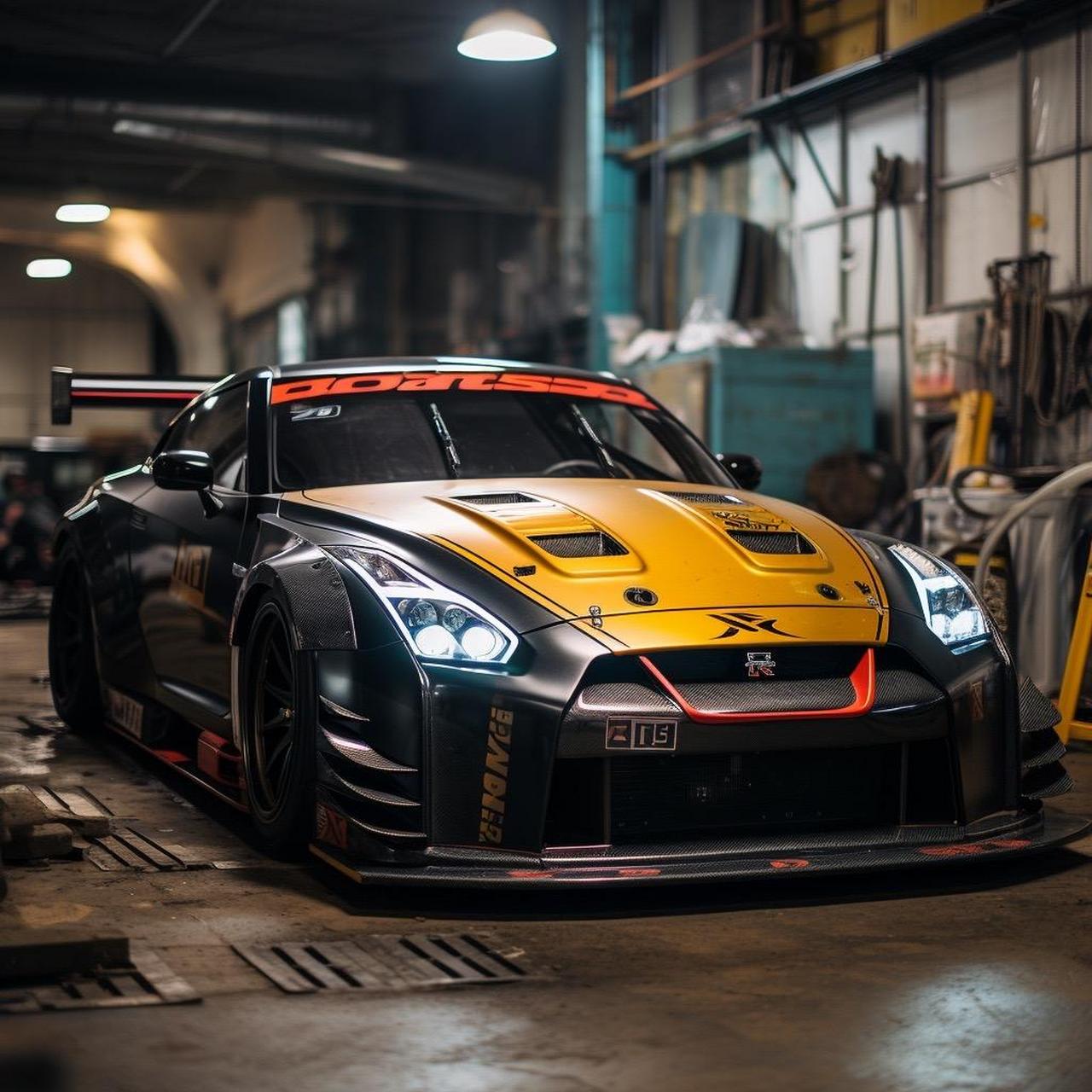 战神gtr.日产gt-r是日产汽车于2007年12月6日在日本发布的超级跑车.