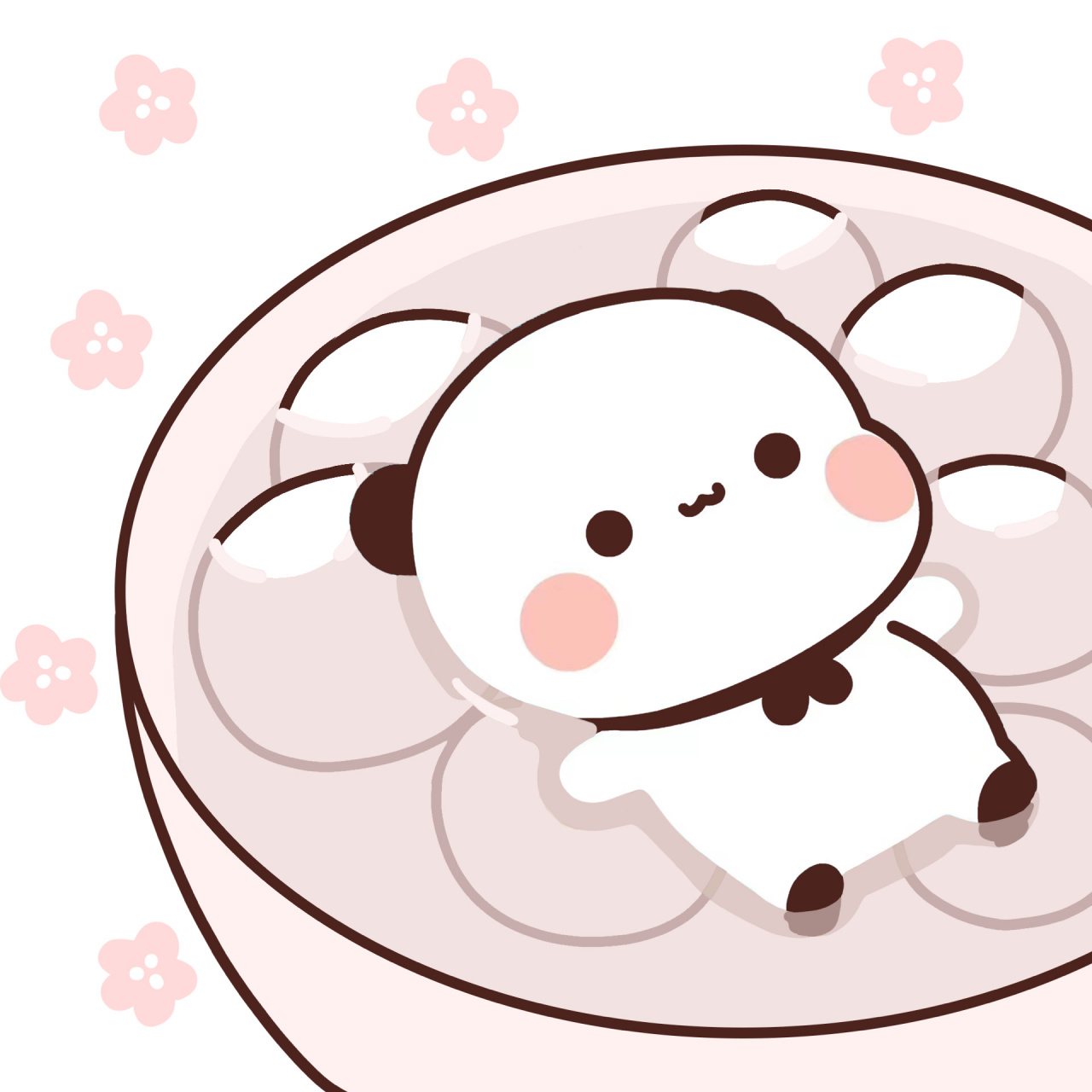 一二布布情头(元宵节系列)(diy) 马上元宵节啦,该吃汤圆啦,但这两碗