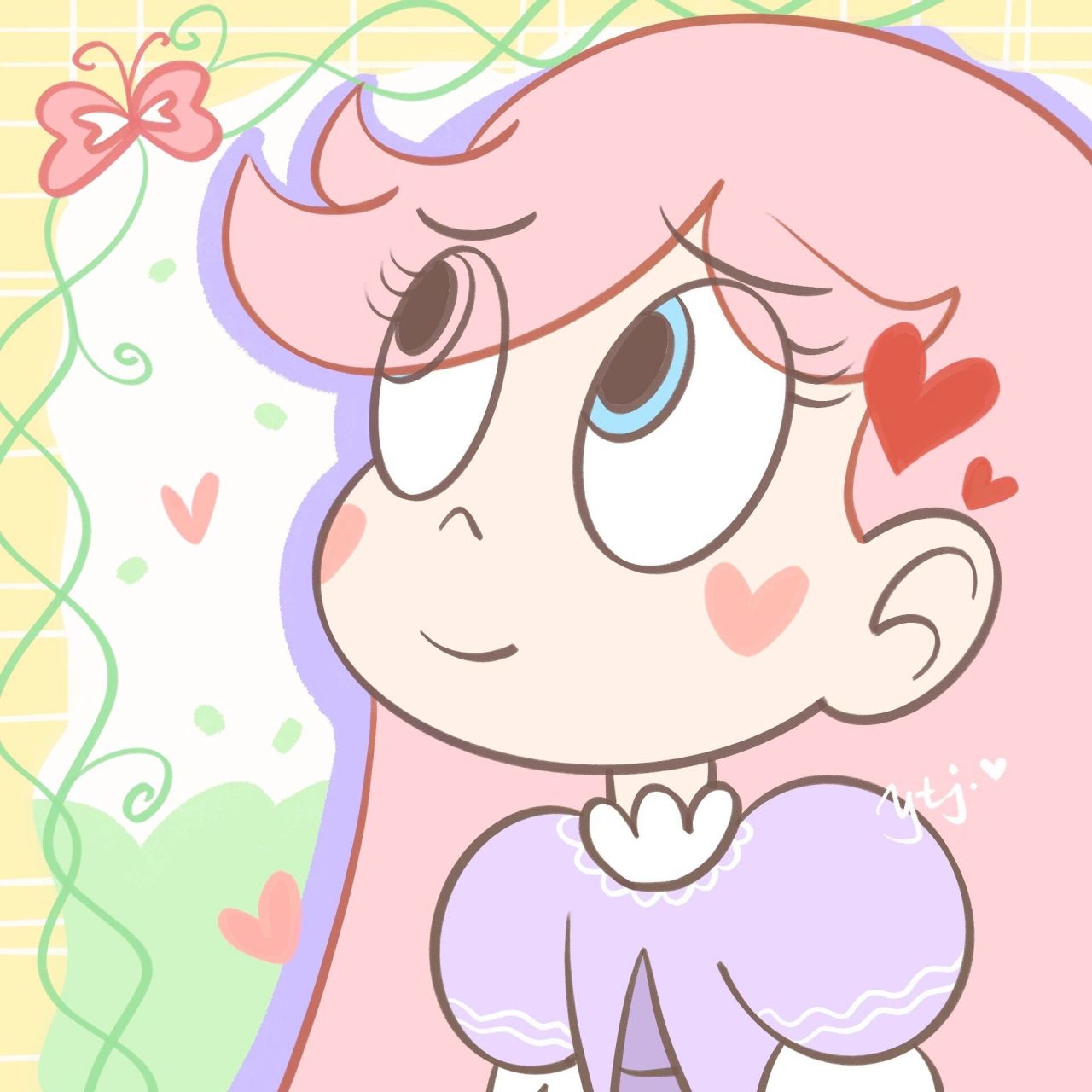 星星蝶舞✨春日限定头像～ 星蝶公主春日头像来咯春暖花开啦 是不是