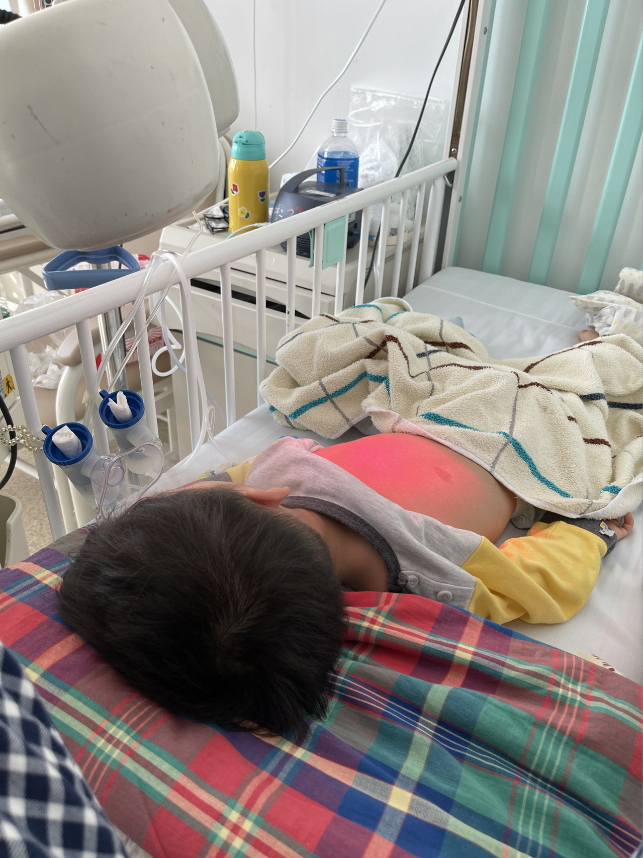 肺炎住院记1(天津儿童医院)经验1 乔二弟由于体质比较弱,咳嗽了三个月