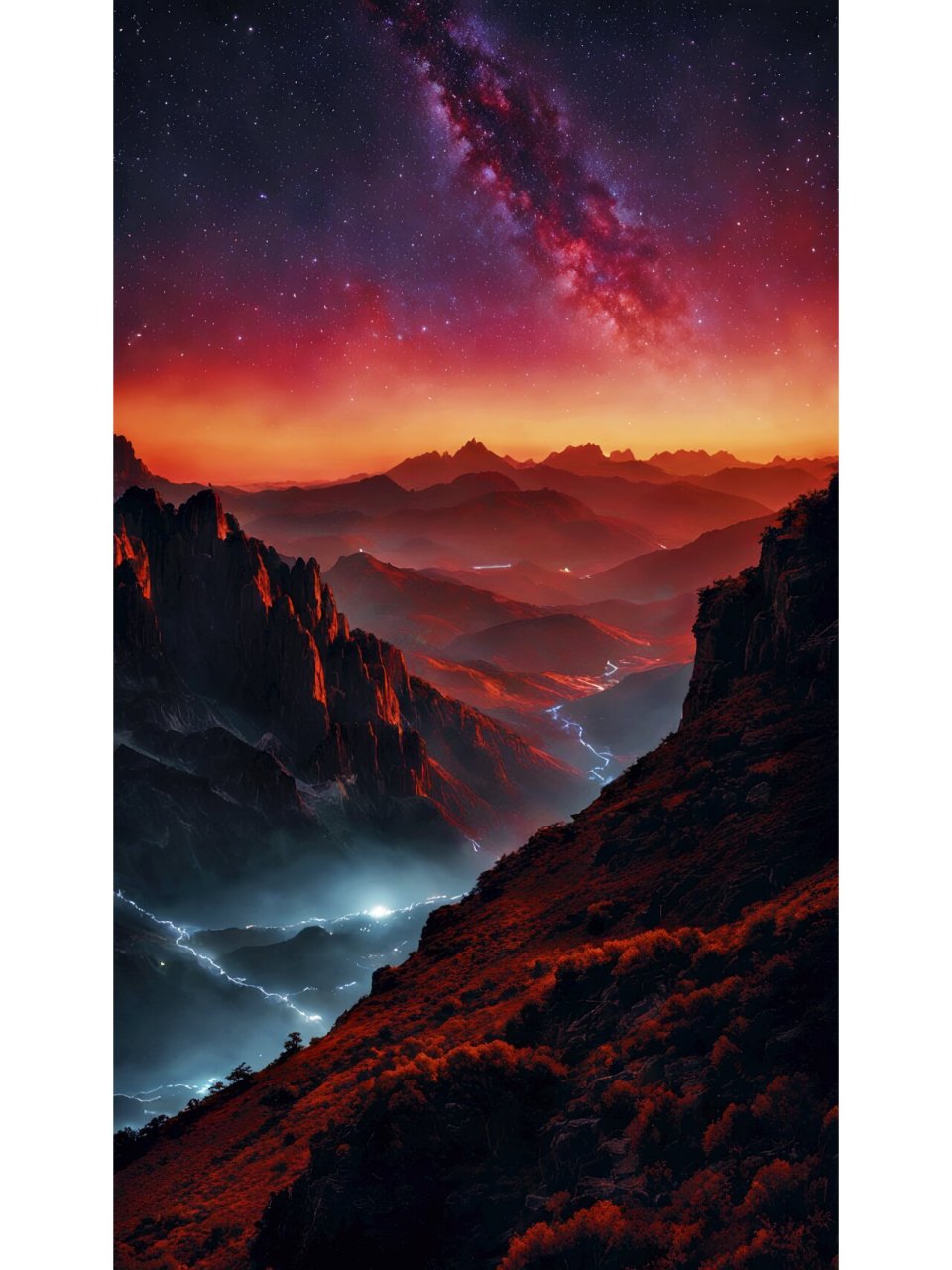 治愈系手机风景壁纸—夜空 拿图请留痕,需要原图请私信,免费送.02