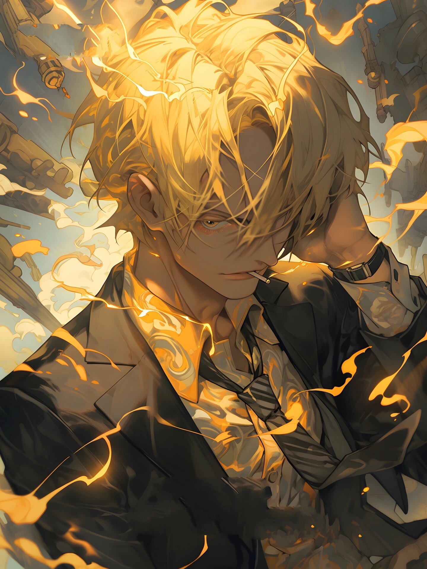 海贼王 山治 | 手机高清壁纸a03