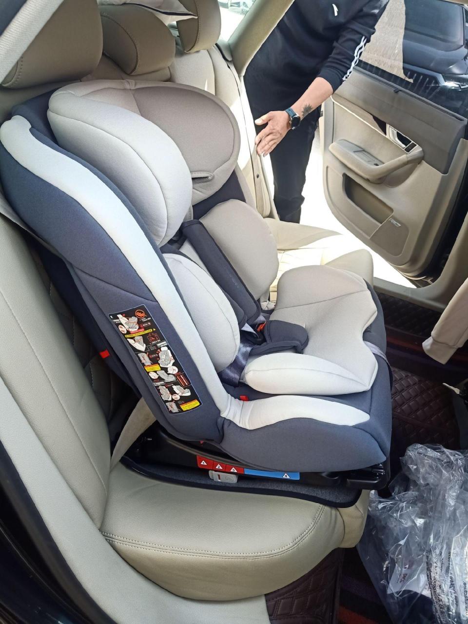 袋鼠途途口袋宝贝0-12岁款 isofix硬链接latch带链接再用原车三点式